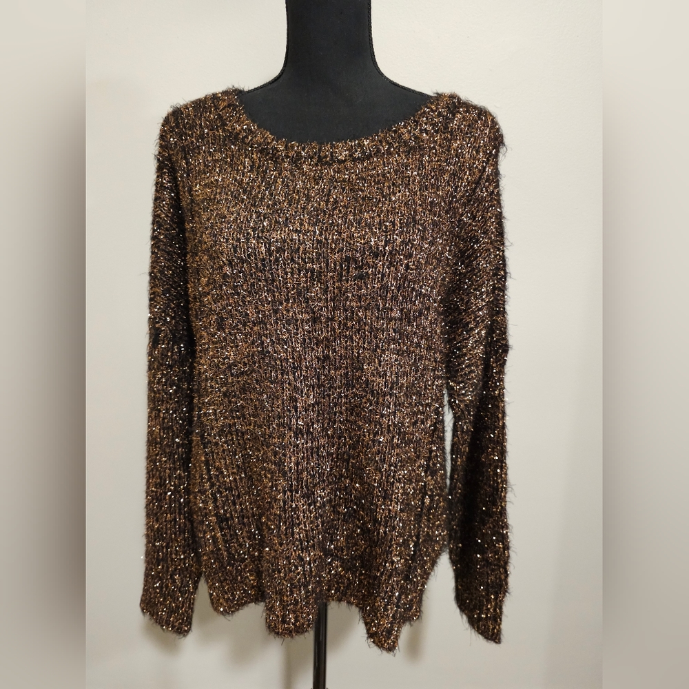 JENNIFER LOPEZ Women's Holiday Party Sweater. Sz L